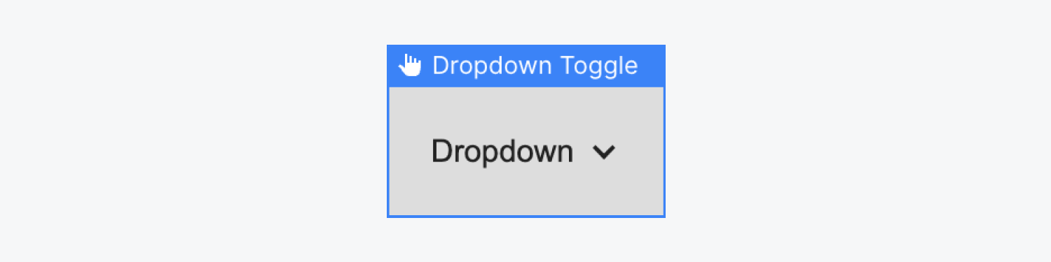 The drop toggle displayed in the workspace.