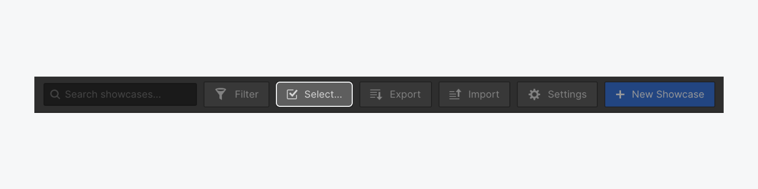 The “Choose” button is highlighted in the top action bar of a Collection.